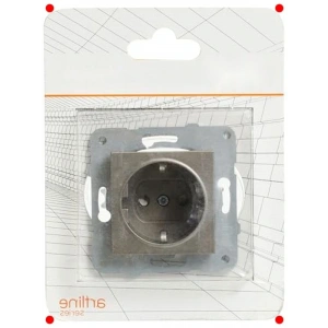 Antrasit Çocuk Korumalı Topraklı Priz
