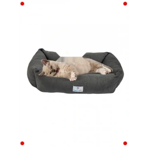 Antrasit Kedi Köpek Yatağı 55x40 cm