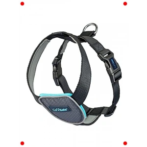 Araba Seyahat Köpek Göğüs Tasması Orta Boy Siyah