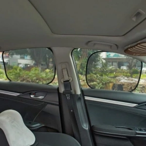 Araç Arka Yan Cam Güneşlik Vantuzlu Oto Perde Seti Araç Per (2 Adet)