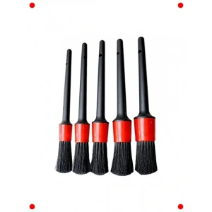 Araç İç & Dış Detaylı Temizlik Fırça Seti (5 Parça)