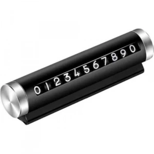 Araç İçi Çevirmeli Park Telefon Numaratörü, Siyah Renkli Parkmatik Numaralık