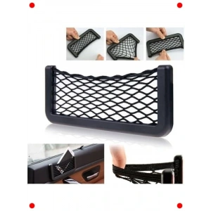 Araç İçi Fileli Organizer - Yapıştırmalı Pratik Ceplik