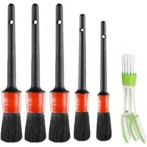 Araç Tezlik Bakım Fırça Seti, 5+1 Parça