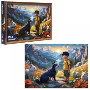 Arkadaşlık Temalı 250 Parça Puzzle ile Eğlenceli Zaman