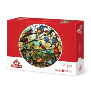 Art Puzzle y Orman Korosu 570 Parça Round Puzzle