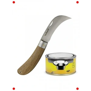 Aşı Bıçağı ve Macunu Seti - Dal Budama ve Aşılama için 2li