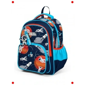 Astronot Desenli Çocuk Sırt Çantası, Lacivert