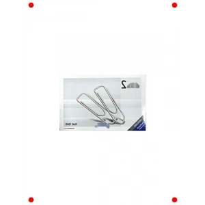 Ataş No:2 Nikel Kaplı, 100 Adet x 4 Paket