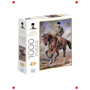 Atatürk ve Atı Temalı 1000 Parça Puzzle - Profesyonel Seri