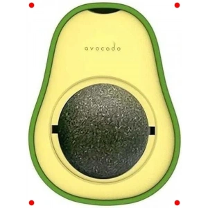 Avokado Tasarımlı Kedi Nanesi Topu - Yapışkanlı Catnip