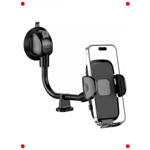 Ayarlanabilir Vakum Kilitli Telefon Tutucu (Cam/Torpidoya)