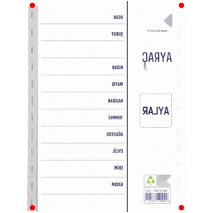 Aylık Dosya Ayraç Seti