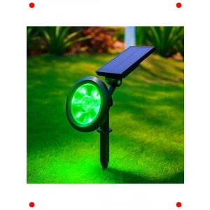 Bahçe Aydınlatma Lambası 9 LED Yeşil Işık