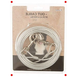 Bahçe Köpek Bağlama Halatı Çelik 3mm x 9m