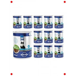 Balıklı & Jöleli Yetişkin Kedi Konserve Mama 400g x 12