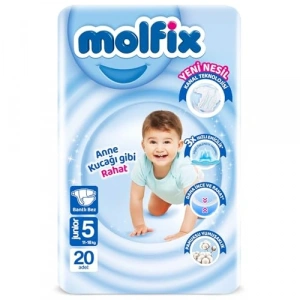 Bantlı Bebek Bezi, Junior 5 Beden 20 Adet