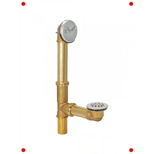 Banyo Lavabosu Atık & Taşma Tahliyesi, Krom