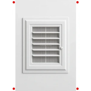 Banyo WC Havalandırma Menfezi, Böcek Geçirmez 30x30 cm