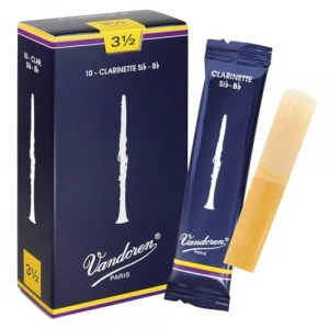 Bb Klarnet Geleneksel Kamış, Mukavemet 3.5, 10lu Paket