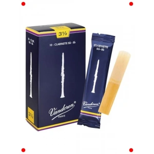 Bb Klarnet Geleneksel Kamış, Sertlik 3.5, 10lu Kutu
