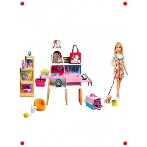 Bebek ve Evcil Hvan Dükkanı Oyun Seti (4 Hvanlı)