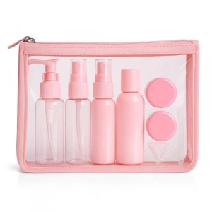 Bej Seyahat Seti, 9 Parça, Uçak Kabin Onaylı