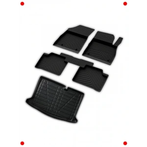 Belirli Hatchback İçin 4D Paspas ve 3D Bagaj Seti