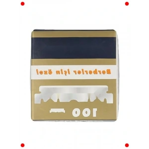 Berberler İçin Özel Tıraş Bıçağı Seti (100 Adet)