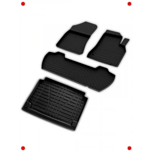 Berlingo Combi SX Uyumlu 4D Paspas & 3D Bagaj Havuzu (08-19)