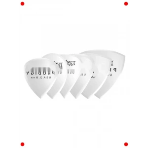 Beyaz 2.0mm Kalın Gitar Penası - 6lı Paket