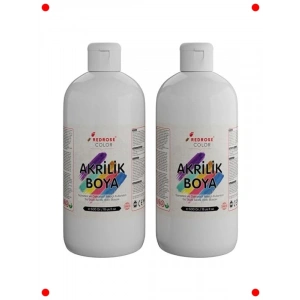 Beyaz Akrilik Boya Seti - 2x500 gr Sanat Malzemesi