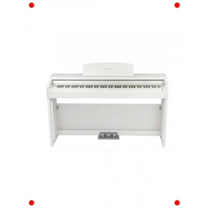 Beyaz Dijital Piyano Seti - Tare ve Kulaklık Dahil