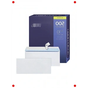 Beyaz Kendinden Mühürlü Güvenlik Zarfı 500lü