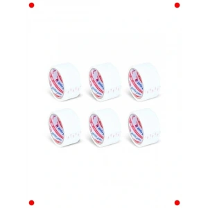 Beyaz Koli Bandı, 45mm x 40m, 6 Adet