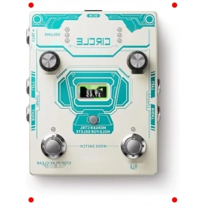 Beyaz Kompakt Looper Pedalı - Gitar & Vokal