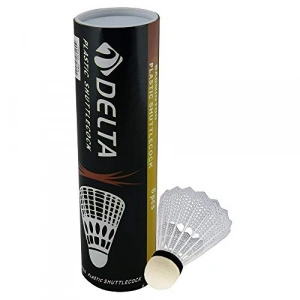 Beyaz Renkli Unisex Badminton Topu, Tek Beden