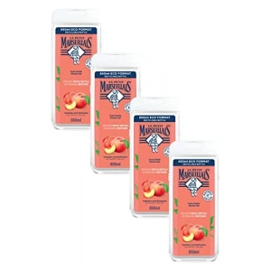 Beyaz Şeftali ve Nektarin Aromalı Duş Jeli, 4 x 650 ml