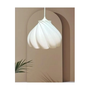 Beyaz Tekli Sarkıt Avize, 25x70 cm, Modern Tasarım