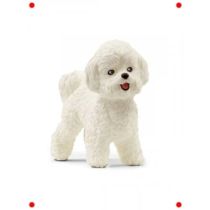 Bişon Çuha Köpek Figürü - Gerçekçi Oyuncak