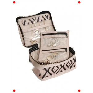 Bohem Seyahat Makyaj Takı Düzenleyici ni Çanta