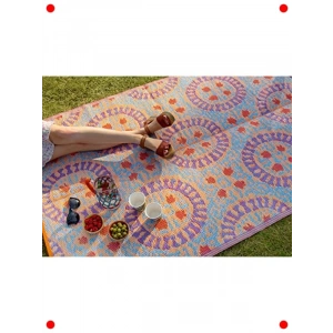 Boho Desenli Dış Mekan Halısı 180x120cm