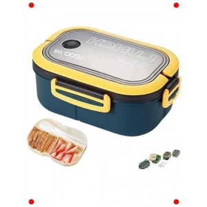 Bölmeli Beslenme Kutusu 1200 ml Çl Kaşık Bıçaklı