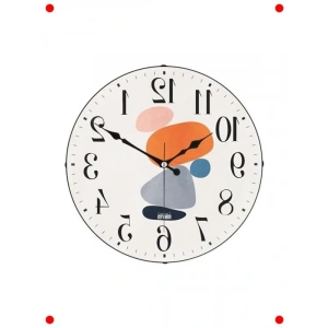 Bombe Camlı Sessiz Dekoratif Duvar Saati 36 cm