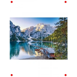 Braies Gölü Manzaralı 4000 Parça Yetişkin Yapbozu