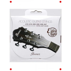 Bronz Sarım Akustik Gitar Telleri - Ekstra Hafif Set