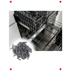 Bulaşık Makinesi Sepet Uçları - 100 Adet Gri Koruyucu