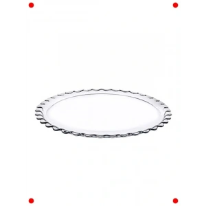 Büyük Boy Cam Servis Tabağı (37 cm)