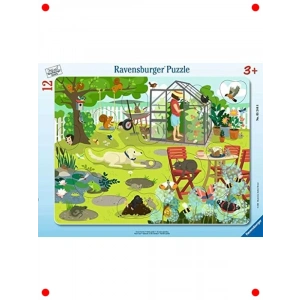 Büyük Çerçeveli Bahçe Yapbozu - 12 Parça