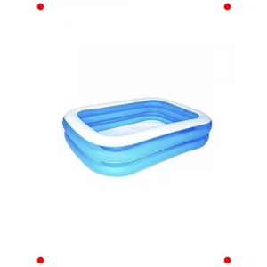 Büyük Dikdörtgen Şişme Aile Havuzu - 201x150x51cm